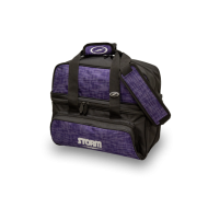 STORM 2-BALL DELUXE TOTE ABSTRACT PURPLE/BLACK